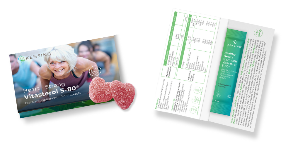 gummies and sachet applications for Vistasterol S-80 Cholesterol management