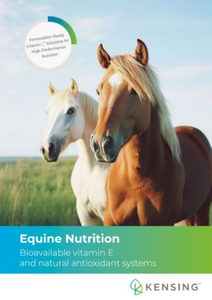 Equine nutrition with natural vitamin E catalog Kensing